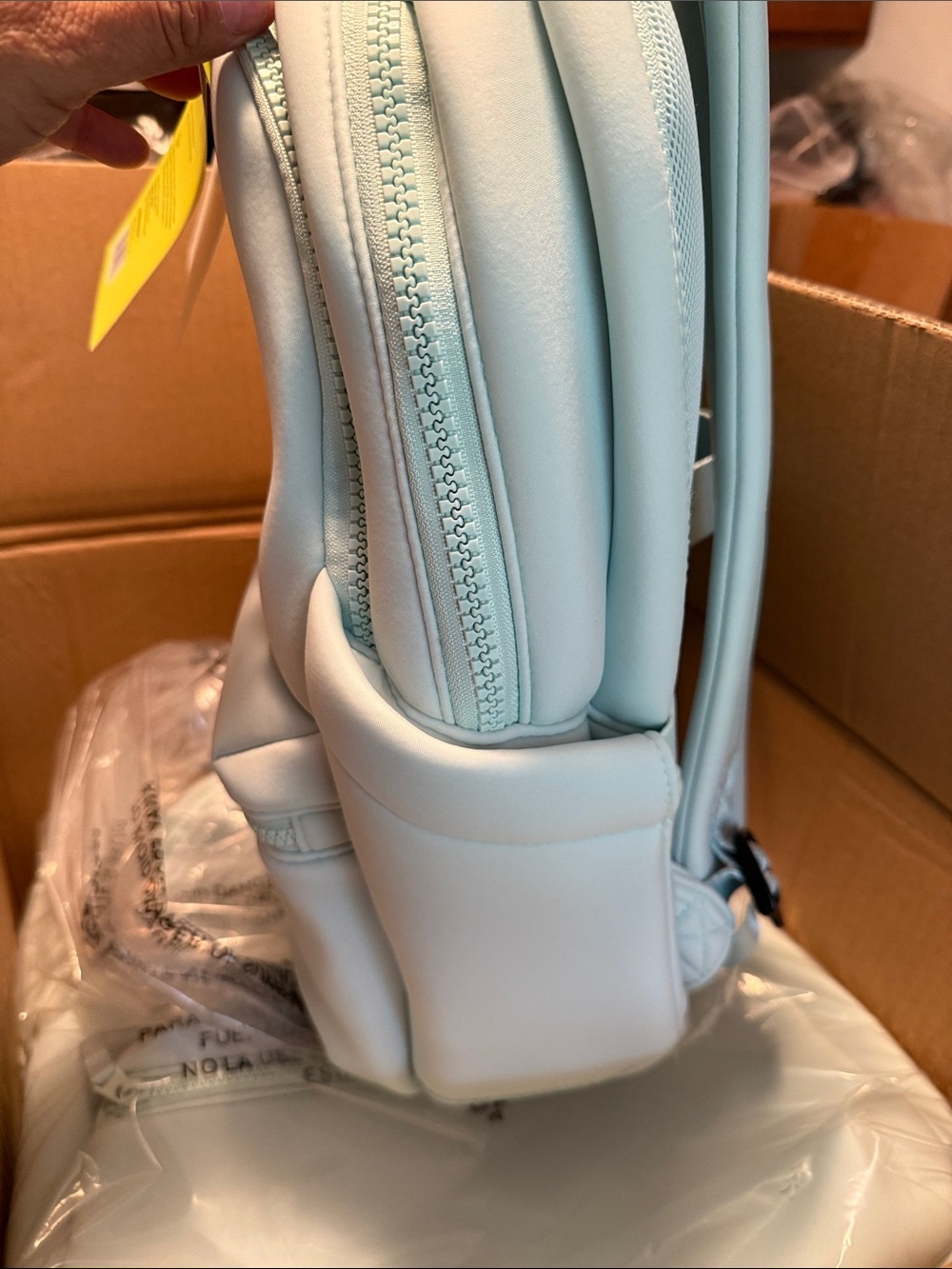 All In Motion light green Neoprene Backpack - Picture 3 of 7